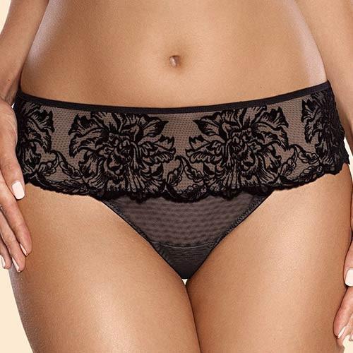 Ajour Adagio Sheer Mesh Thong Panty-0